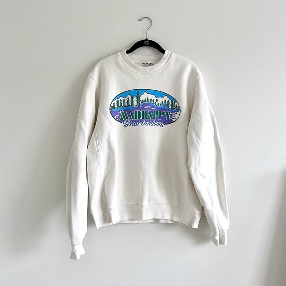 Madhappy Exclusive Limited Edition Great Outdoors Crewneck Sweatshirt - Picture 1 of 2